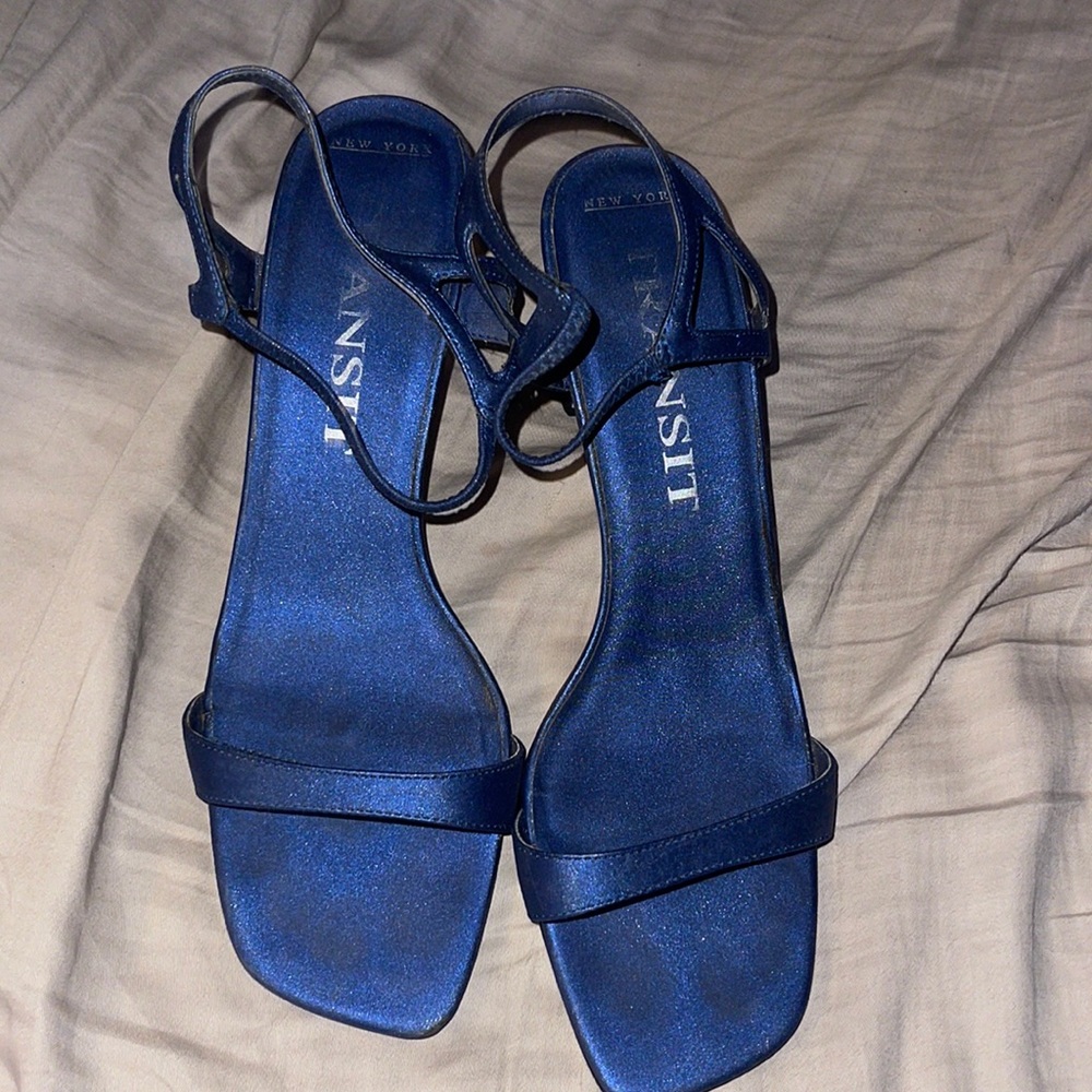 New York Transit Royal Blue Heels